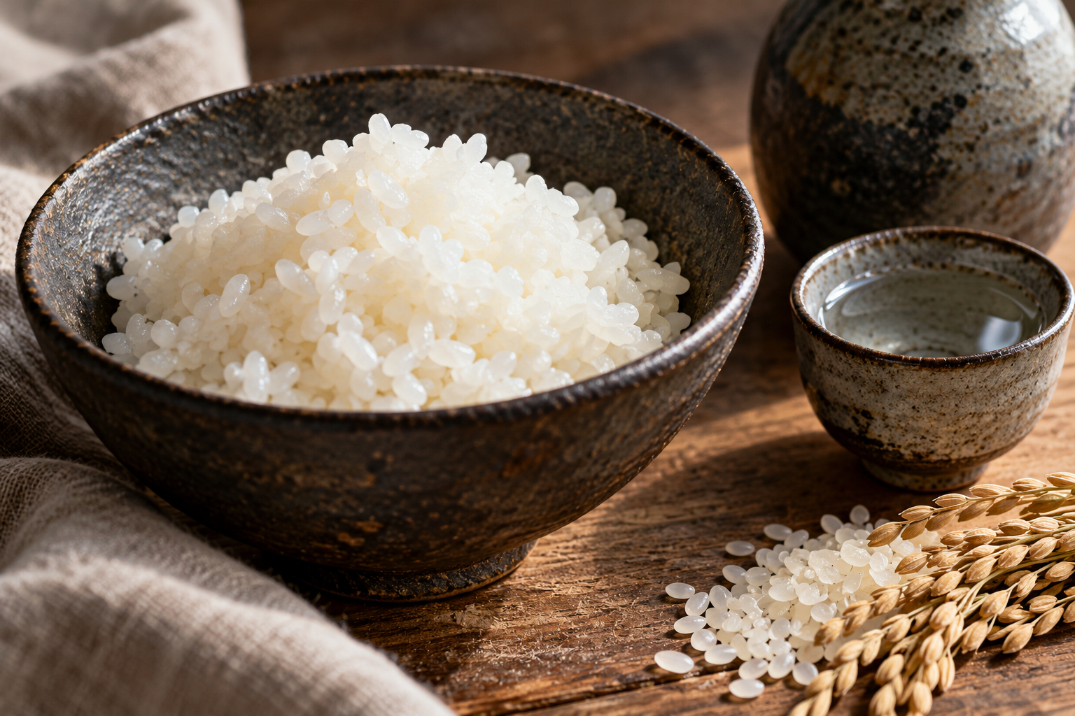 AI-generated concept illustration for Niigata Sake and Snow-Country Food: A Journey Through Rice, Water and Winter (food and sake detail)